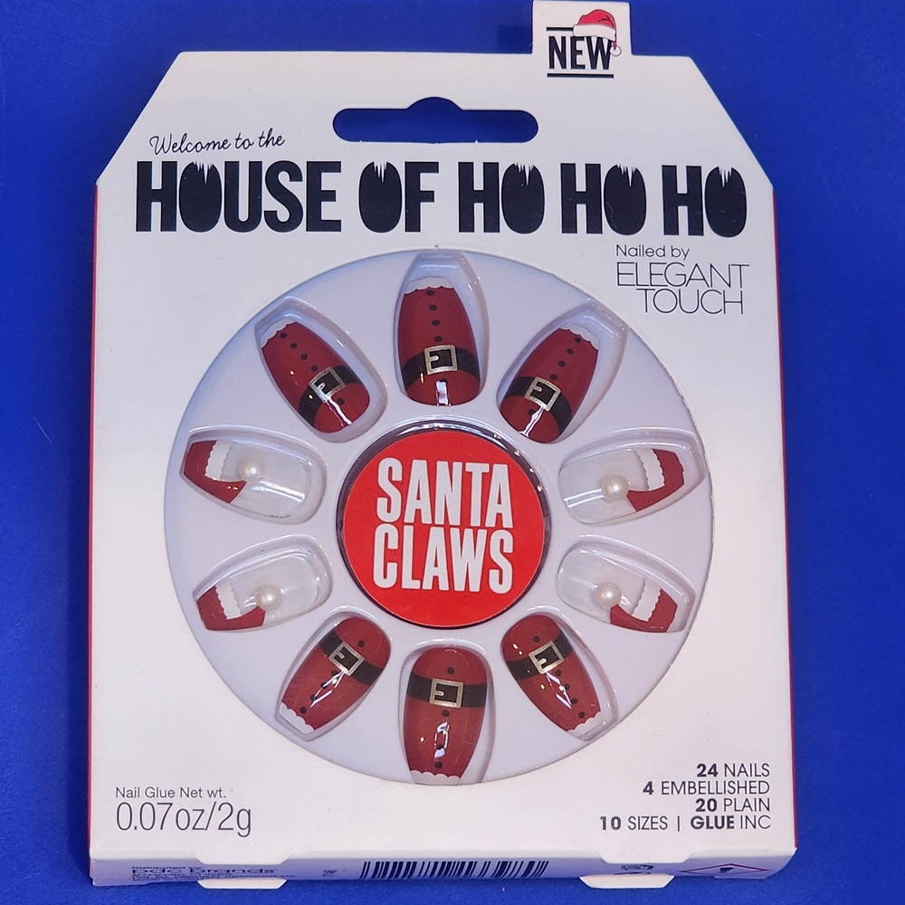 Santa Claws Nail Set, House of Holand, NEW